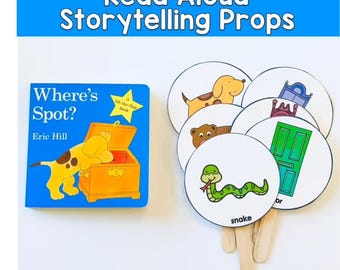 Dov'è Spot? Accessori per narrazione interattiva / Libro di accompagnamento con apertura a ribalta