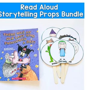 Storytelling Props Set: Old Lady Tales - Sequencing and Visual Aids