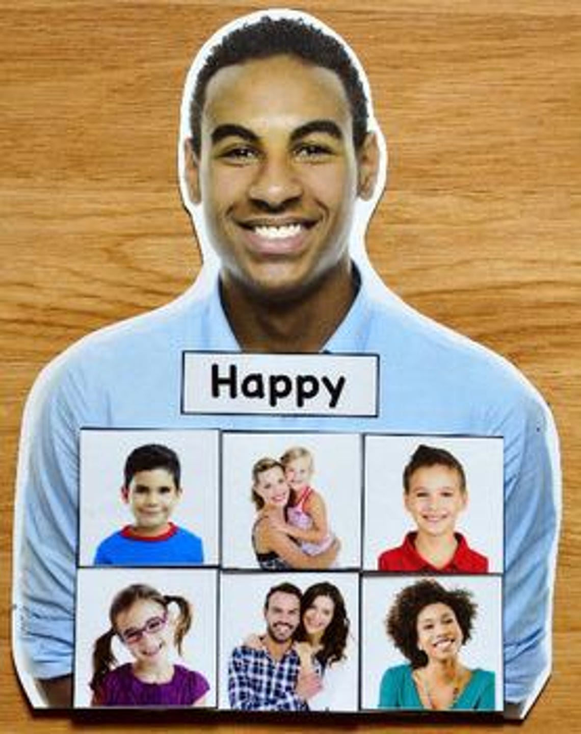 Emotions Sorting Mats: Real Photos for Identifying Feelings - Etsy
