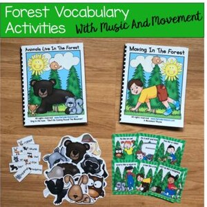 Forest Animals Adapted Book: Music and Movement for Kids image 1