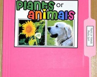 Jogo de Classificação de Pastas: Plantas e Animais - Ferramenta de Aprendizagem Inicial