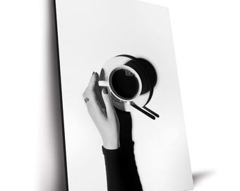 Coffee Minimal Fashion Trend Poster, Canvas Print, Modern Fashion Wall Art for Living Room, Office & Gallery Wall