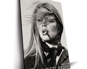 Wind-blown Hair And Cigarette Minimal Fashion Trend Poster, Canvas Print, Modern Fashion Wall Art for Living Room, Office & Gallery Wall