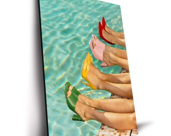 Color Splash Minimal Fashion Trend Poster, Canvas Print, Modern Fashion Wall Art for Living Room, Office & Gallery Wall