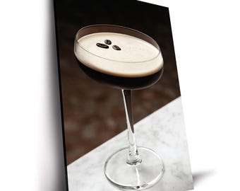Coffee Drink Minimal Fashion Trend Poster, Canvas Print, Modern Fashion Wall Art for Living Room, Office & Gallery Wall