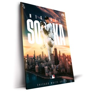 Michael Soroka Chicago vita strumpor MLB-poster basebollsporter canvastavla
