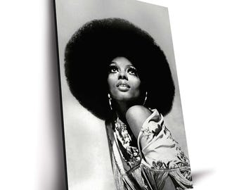 Diana Ross Looking Up Minimal Fashion Trend Poster, Canvas Print, Modern Fashion Wall Art for Living Room, Office & Gallery Wall