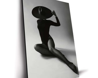 Bold Female Minimal Fashion Trend Poster, Canvas Print, Modern Fashion Wall Art for Living Room, Office & Gallery Wall