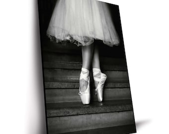 Ballet Shoes Minimal Fashion Trend Poster, Canvas Print, Modern Fashion Wall Art for Living Room, Office & Gallery Wall