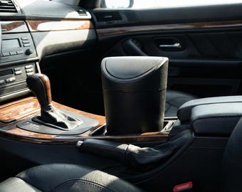 Car Trash Can STL File : Mini Car Waste Bin for Cup Holder (Digital Download)