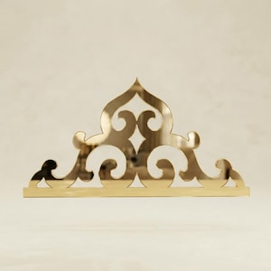 Self-Adhesive Mirror Corner Decals, Gold or Silver Wall and Ceiling Decor