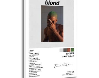 Frank Poster Ocean Blonde Album Painting On Canvas Wall Art Poster Picture Print Living Room Walls Decor Home Posters