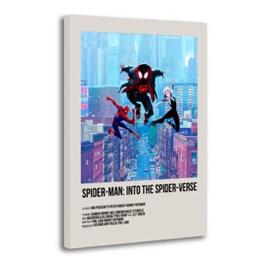 Into the Spider Miles Poster Morales Painting On Canvas Wall Art Poster Picture Print Living Room Walls Decor Home Posters