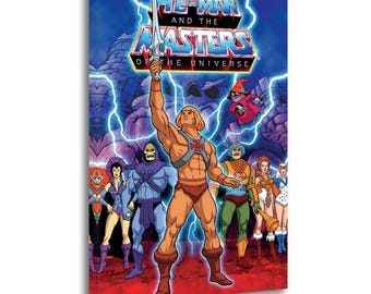 El hombre, amos del universo, pintura sobre lienzo, arte de pared, póster, imagen impresa, decoración de paredes de sala de estar, carteles para el hogar