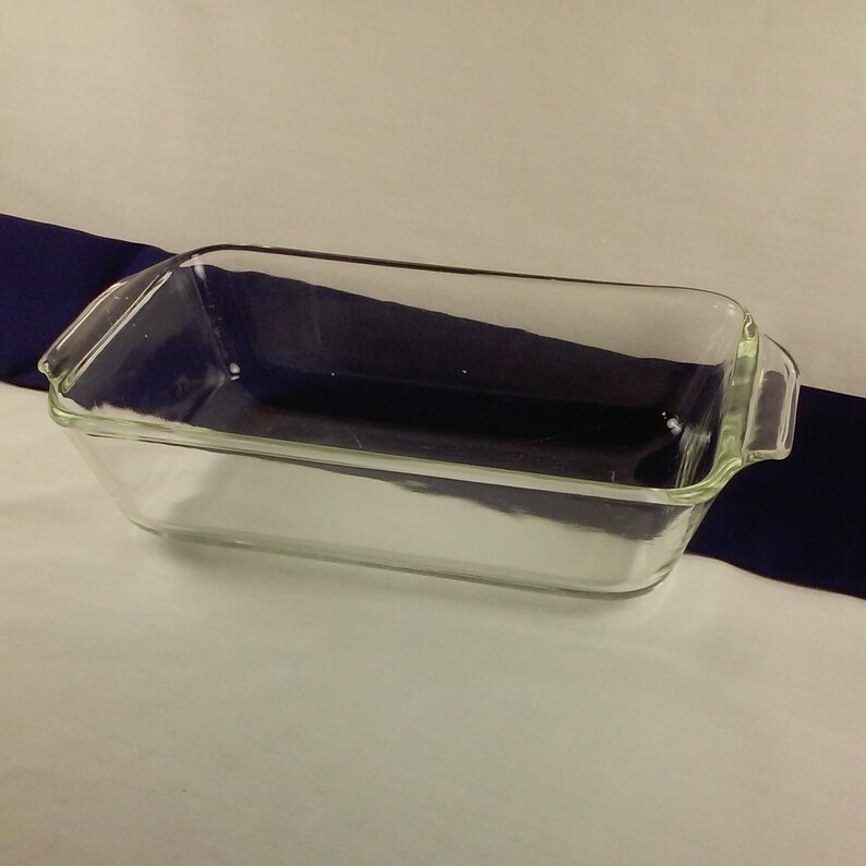 Clear Glass Loaf Pan Vintage 1960 S Fire King Meatloaf Image 0