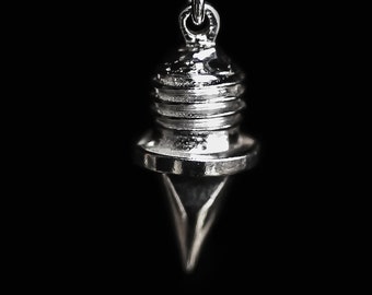 1/4" Sterling Silver Track Spike Charm