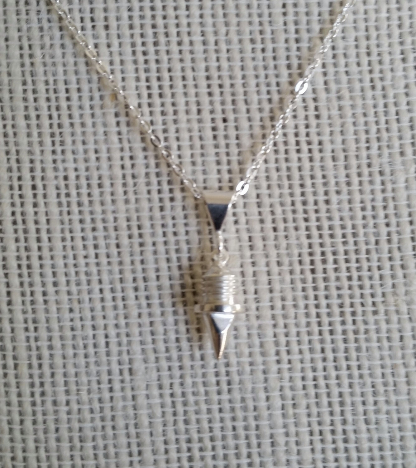 16 Sterling Silver Chain Necklace with Sterling Silver Etsy