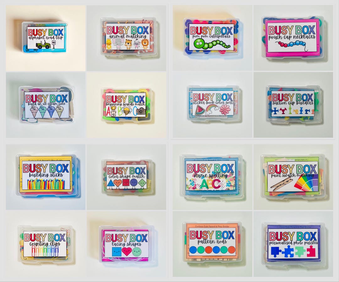 Build-your-own Busy Box Mini Bundle (choose Any 5) | Personalized ...