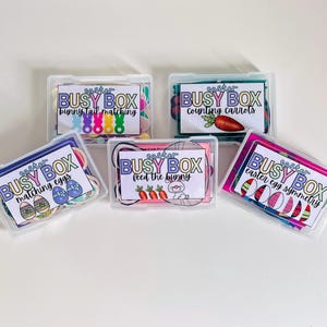 Easter Busy Box Mini Bundle (5-Pack) | Early Learning & Fine Motor Kit