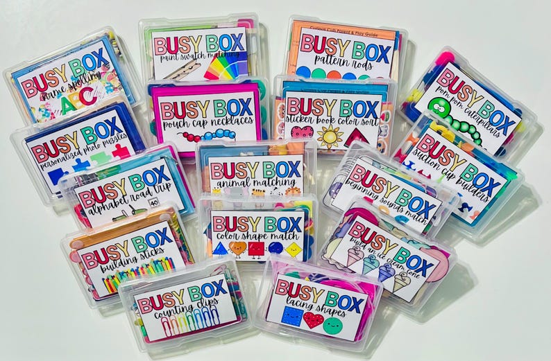 Busy Box Mega Bundle (16 Non-seasonal Boxes + Case) | the Complete ...