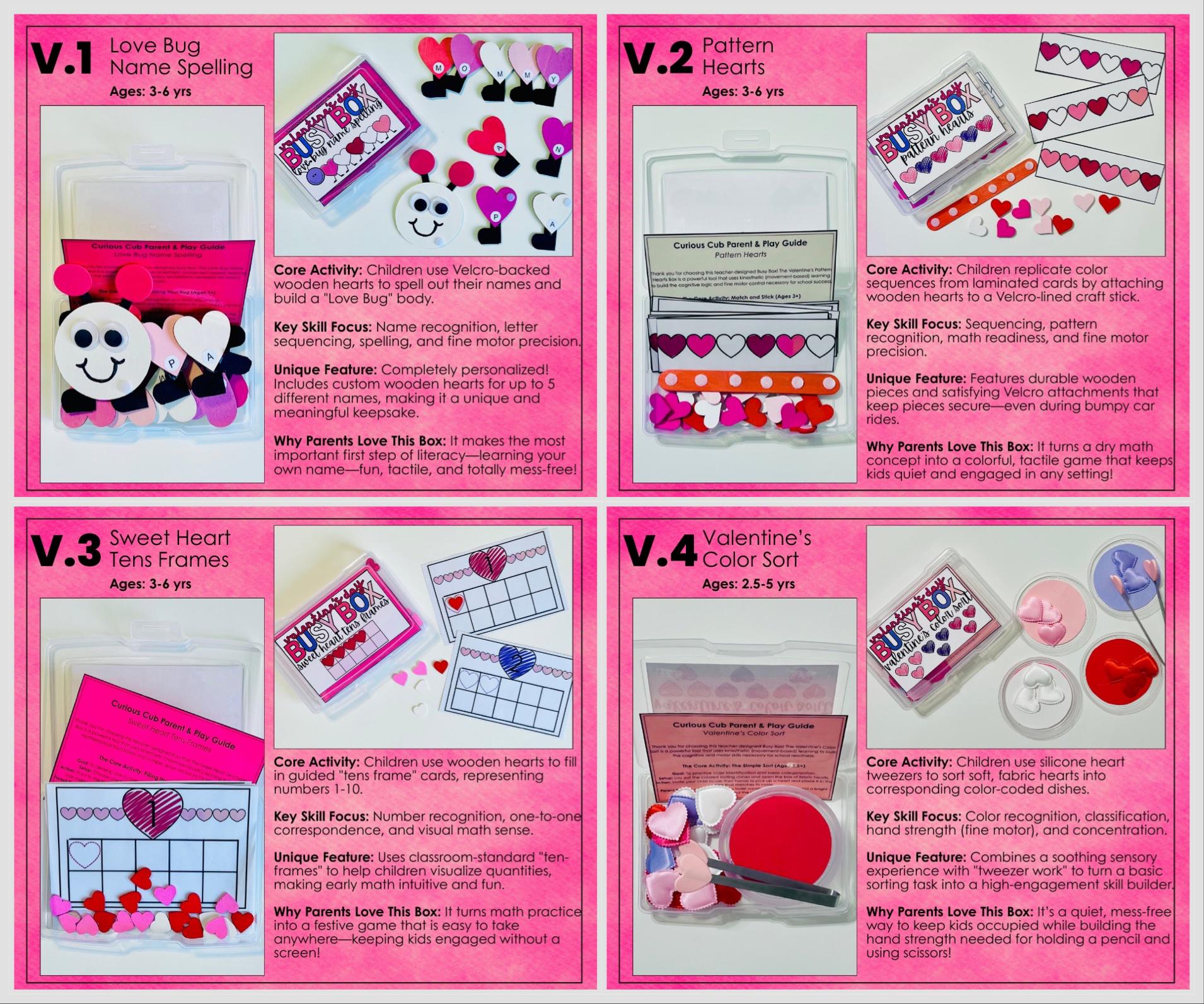 Build-your-own Busy Box Mini Bundle (choose Any 5) | Personalized ...