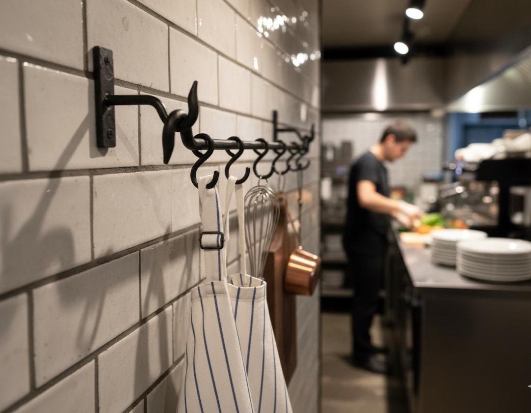 Pan Rails Handmade Wrought Iron Kitchen Pan Rail . - Etsy