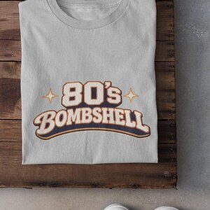 Camiseta gráfica estilo años 80 / Camiseta de mujer estilo retro vintage