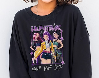 KPop Demon Hunter Huntrix Kinder Sweatshirt Herfst Nieuw Jongens en