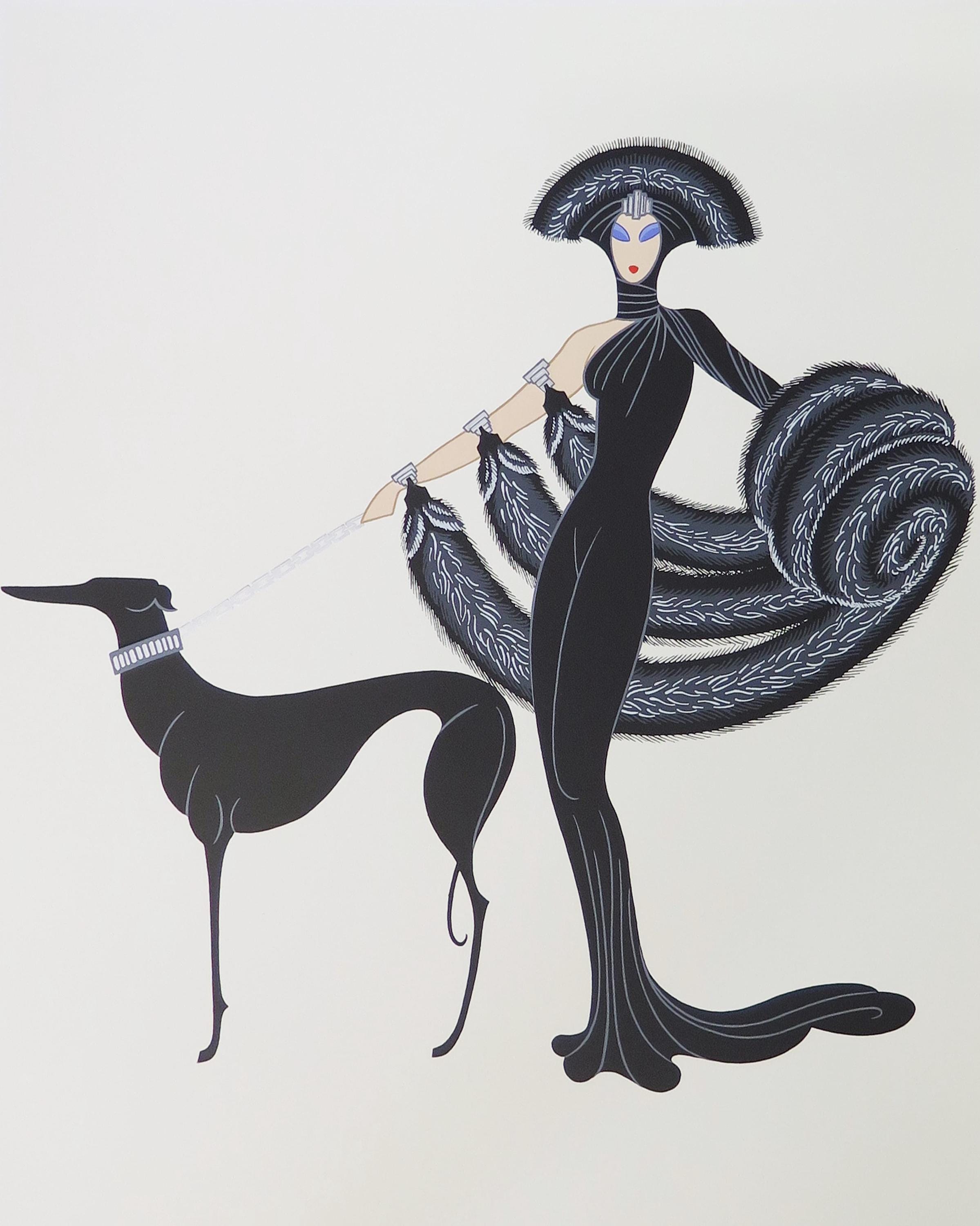 Erte Symphony in Black - Etsy