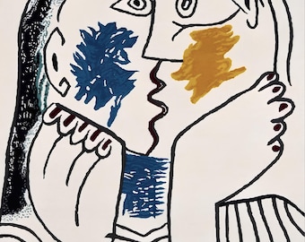 Pablo Picasso パブロ・ピカソ THE KISS アートパネル Historical Art - Pablo Picasso - The Kiss, 1925 - Etsy 日本