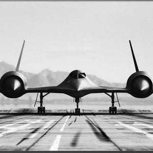 Canvasposter Lockheed SR-71 Blackbird, Spy Air Craft 2 kunst aan de muur | Posterafdrukdecoratie voor thuiskantoordecoratie, CANVAS READY om op te hangen