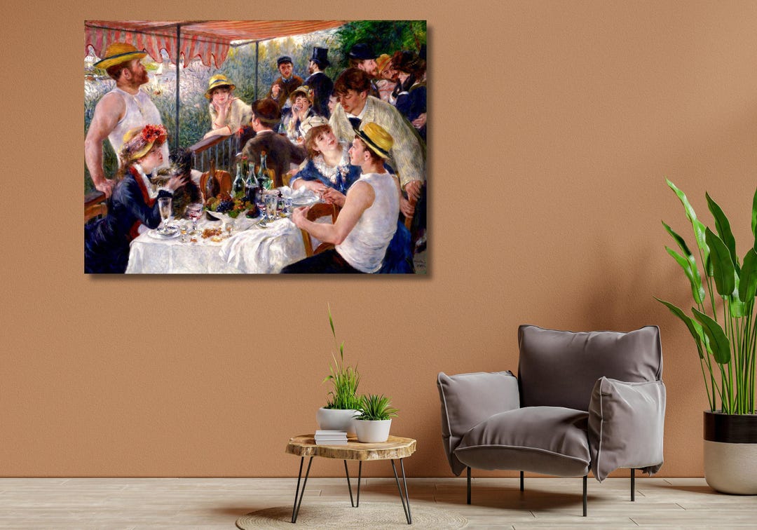 The Luncheon of the Boating Party by Renoir Canvas Wall Art ...