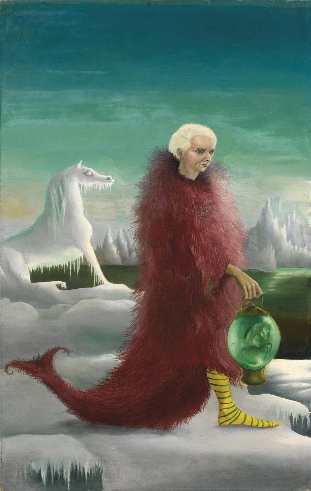 Leonora Carrington Portrait of Max Ernst Canvas, Surrealism Art Print ...