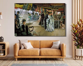 ジェームズ・ティソ、Hush!、フランスの画家、額装用蔵書票、美術