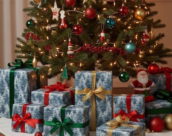 Snowy Trees Winter Wonderland Wrapping Paper