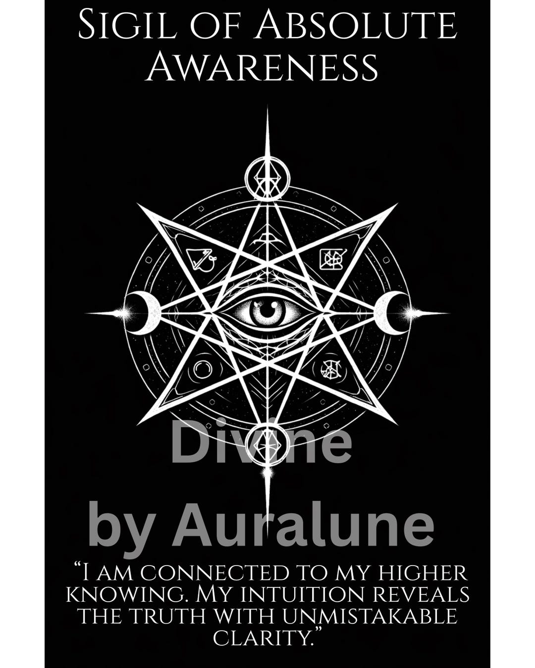 Sigil of Absolute Awareness - Higher Knowing • Intuition Activation ...