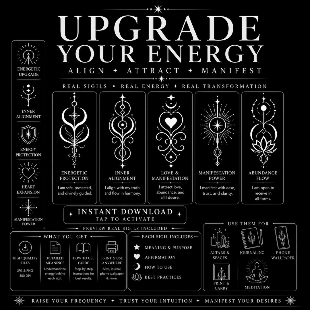 Sigil of Perfect Health | Healing Energy Symbol | Vitality