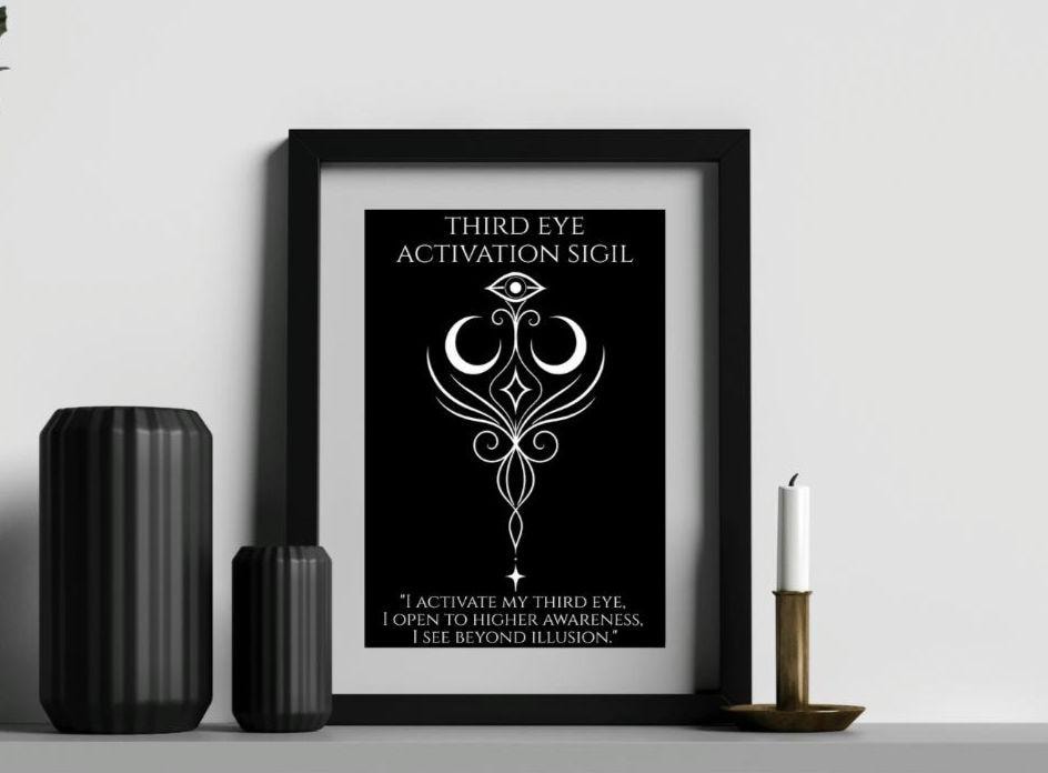 Use This Sigil to Awaken Your Third Eye | Psychic Intuition | Higher ...