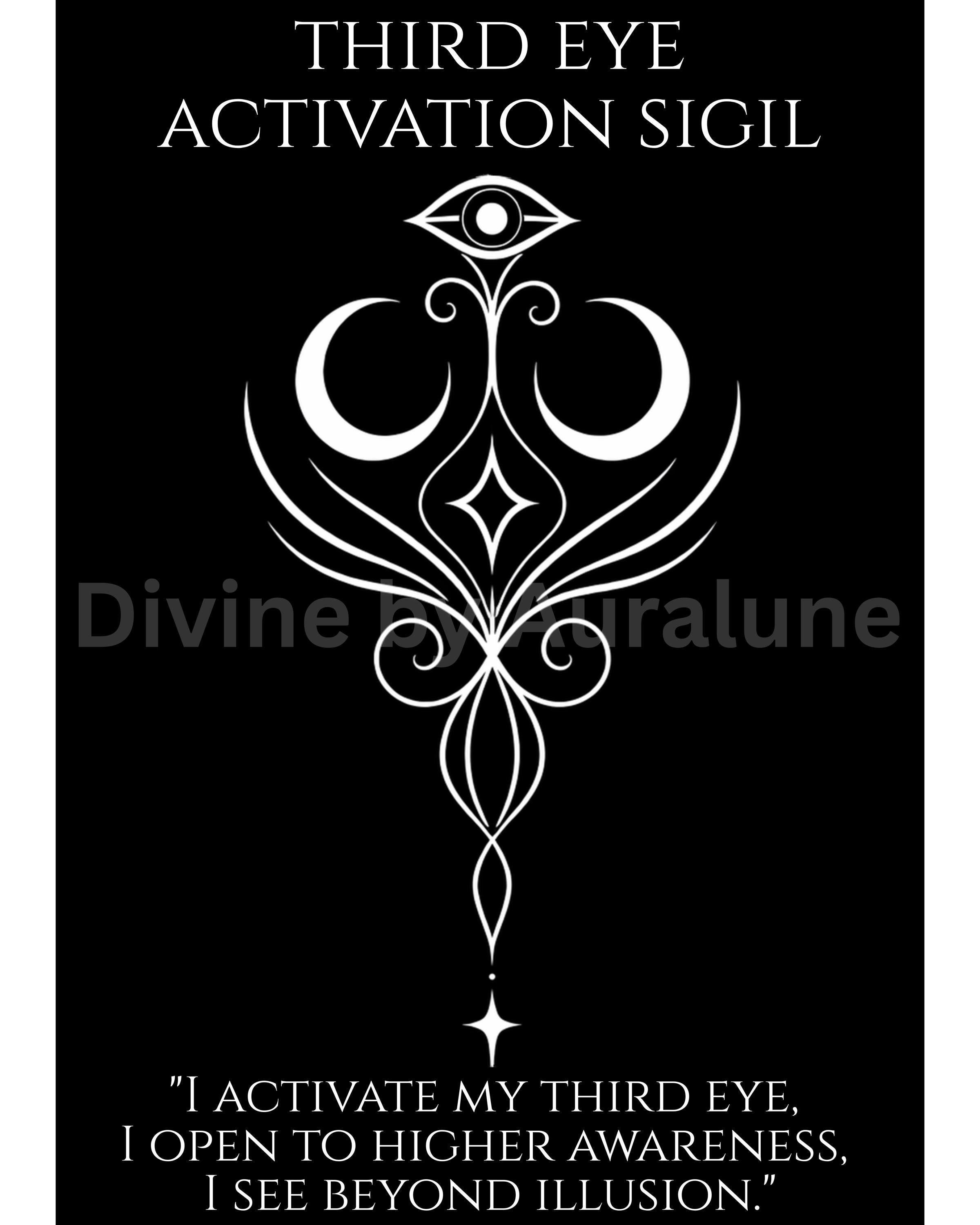 Use This Sigil to Awaken Your Third Eye | Psychic Intuition | Higher ...