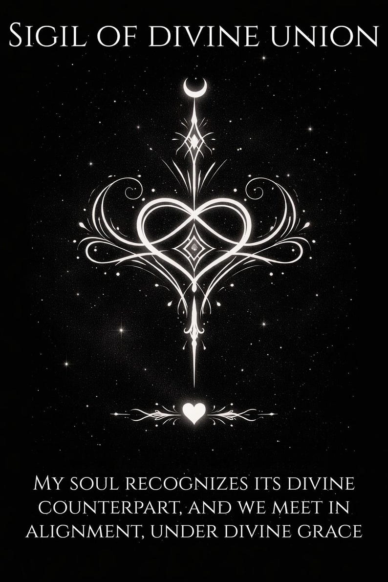 Sigil of Divine Union - Sacred Soul Connection • Soul Partnership ...