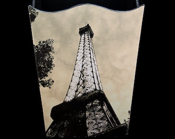 Wastebasket - The Eiffel Tower at Dusk