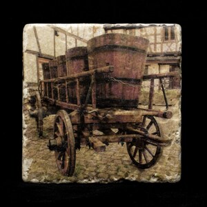 Coaster/Trivet - Wine Cart