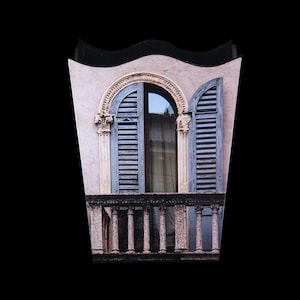 Wastebasket  - Blue Shutters