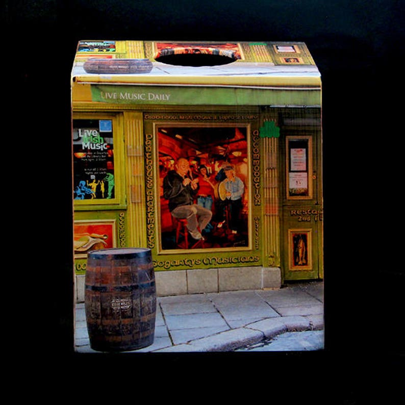 Limited time trial price Tissue Box Overseas parallel import regular item Cover Dublin Gogarty#39;s Pub