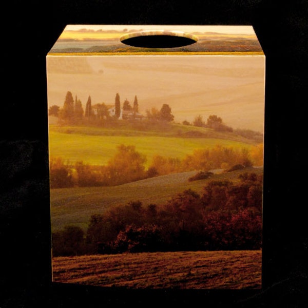 Tissue Box Cover Tuscan Autumn