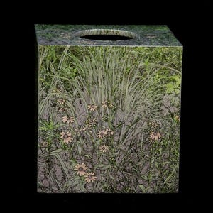 Arts and Crafts Style Tissue Box Cover Black Eyed Susans