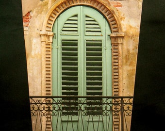 Wastebasket - Green Shutters