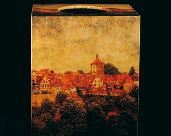 Tissue Box Cover View of Rothenburg