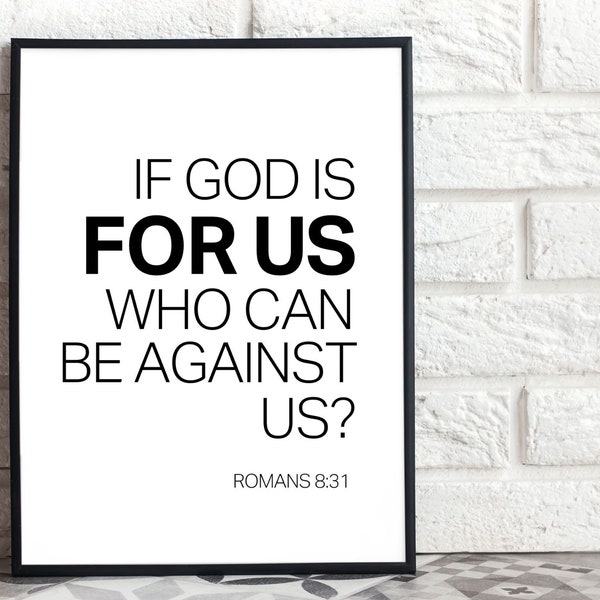 8 31 Romans 8 31 - Etsy