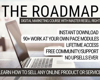 Master Resell Rights Roadmap Course| MRR | Digital Marketing Course | PLR | Start Selling Today | Passive Income| Master Resell Rights